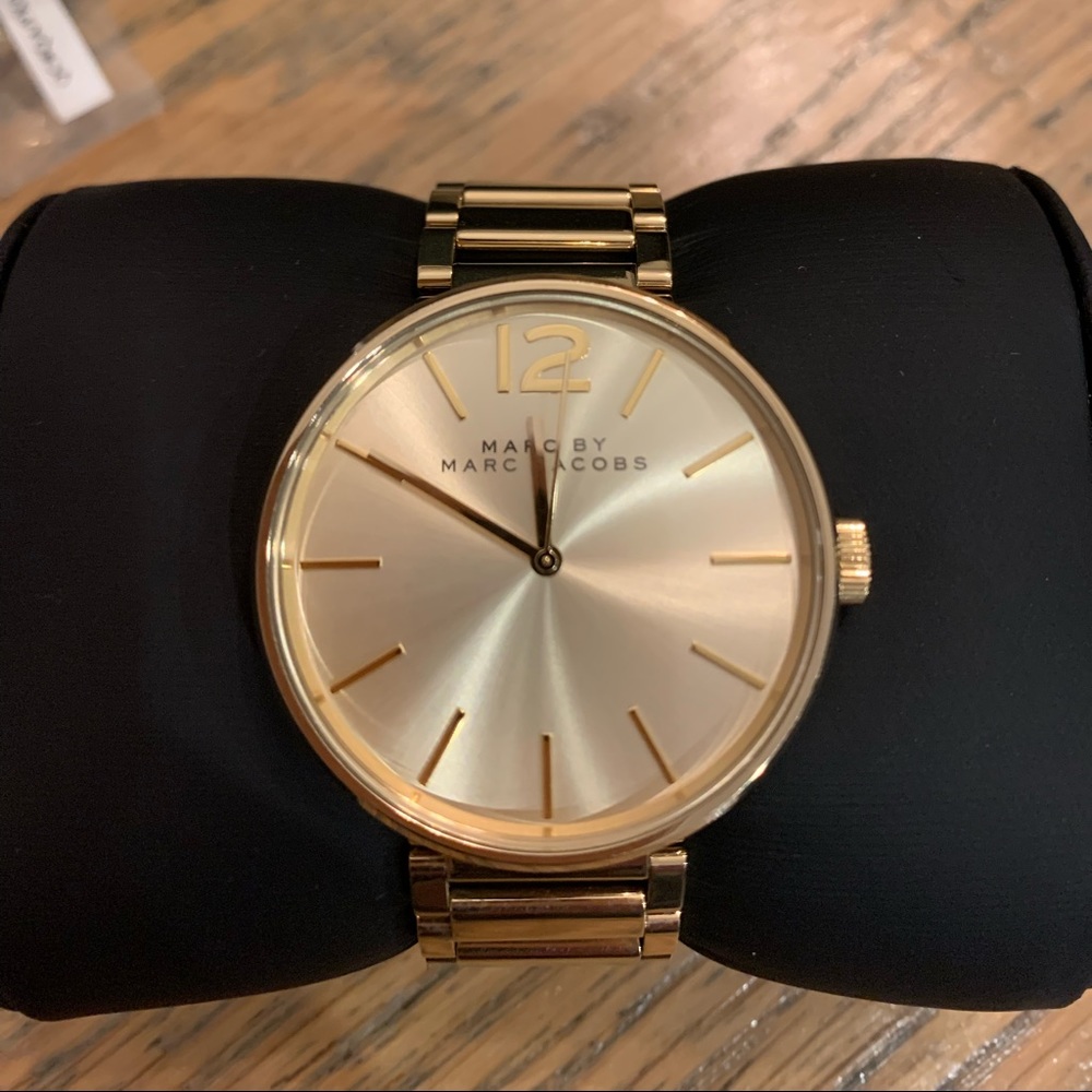 Marc Jacobs Gold Watch- NIB!